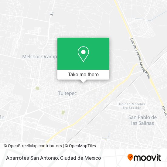 Abarrotes San Antonio map