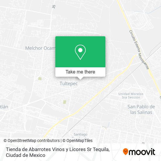 Tienda de Abarrotes Vinos y Licores Sr Tequila map