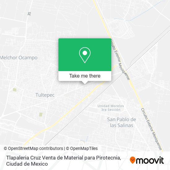 Tlapaleria Cruz Venta de Material para Pirotecnia map