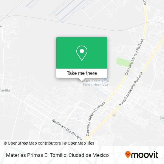 Materias Primas El Tomillo map