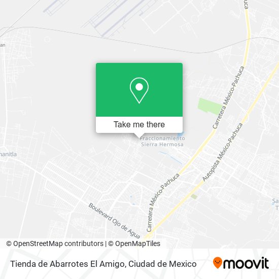 Tienda de Abarrotes El Amigo map