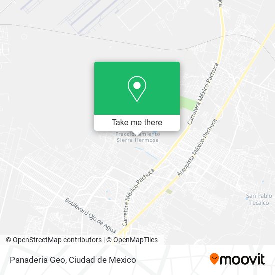 Panaderia Geo map