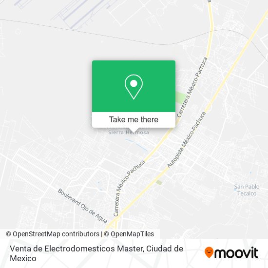 Mapa de Venta de Electrodomesticos Master