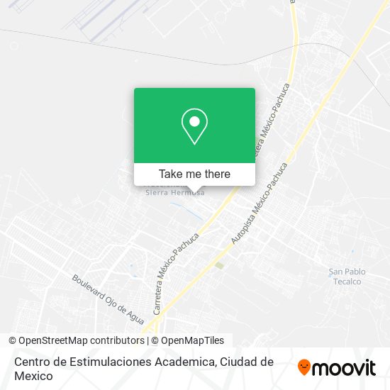 Mapa de Centro de Estimulaciones Academica