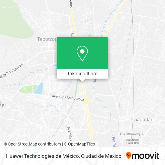 Mapa de Huawei Technologies de México