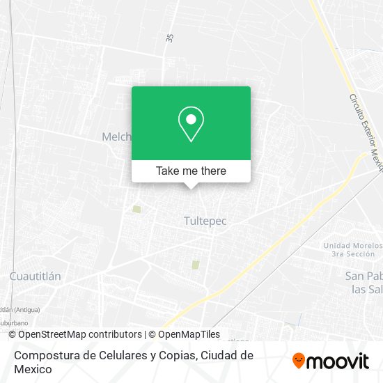 Compostura de Celulares y Copias map