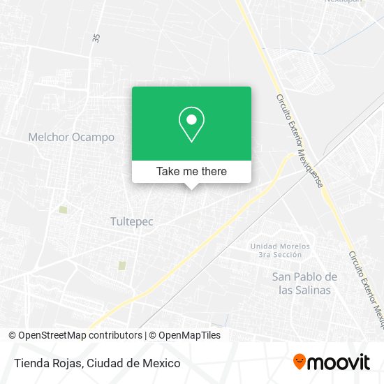 Mapa de Tienda Rojas