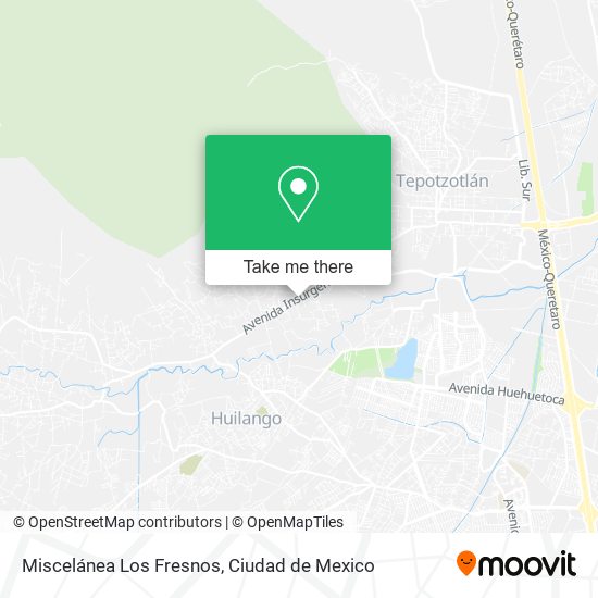Miscelánea Los Fresnos map