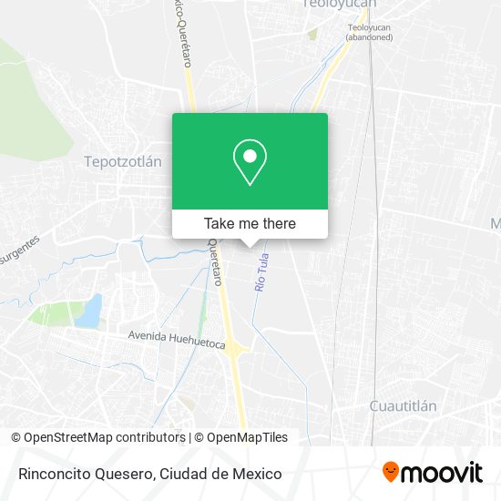 Rinconcito Quesero map