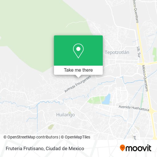 Mapa de Fruteria Frutisano