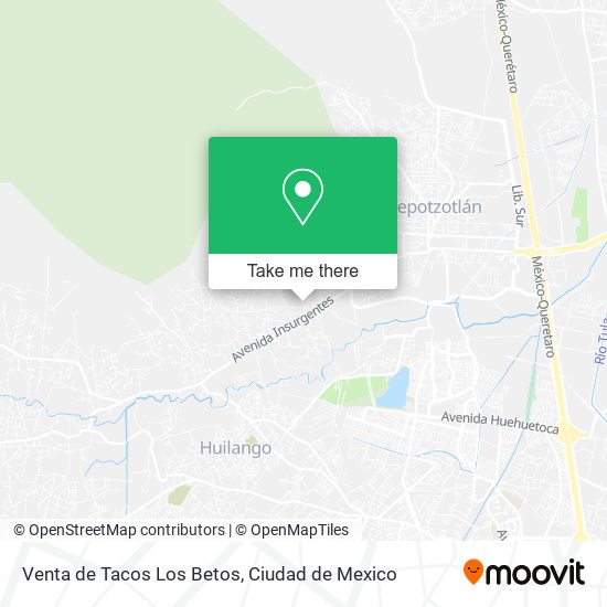 Venta de Tacos Los Betos map