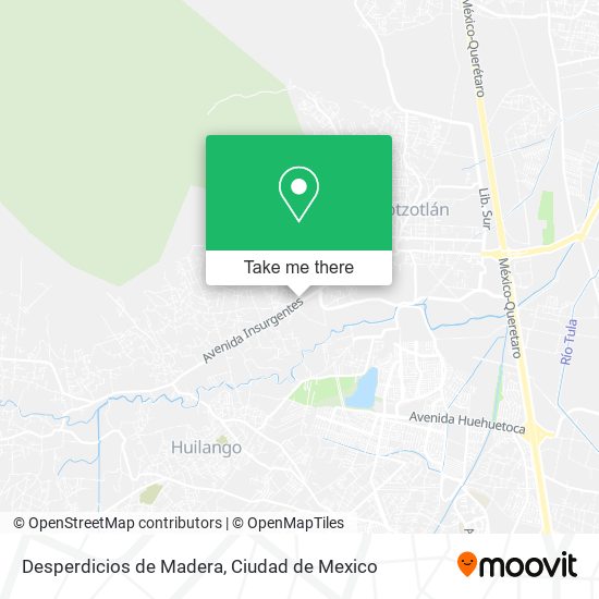 Desperdicios de Madera map