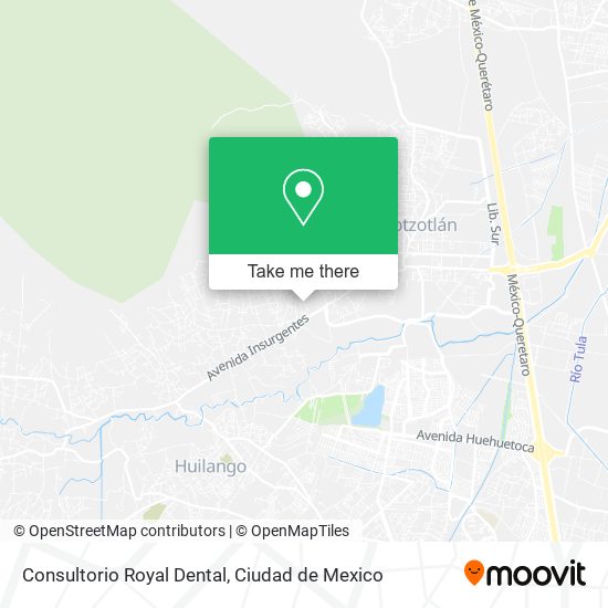 Mapa de Consultorio Royal Dental