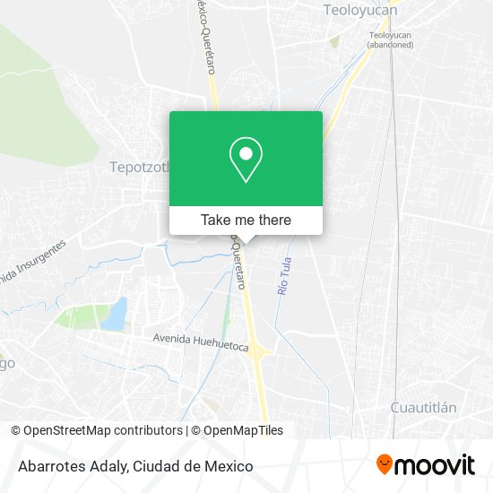 Abarrotes Adaly map