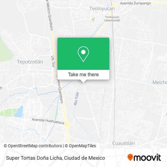 Super Tortas Doña Licha map