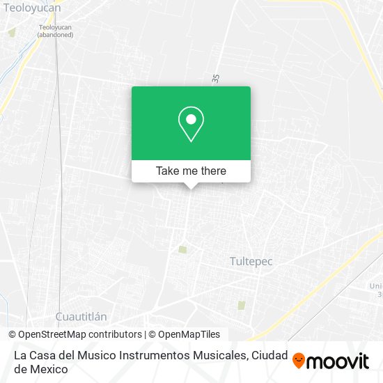 Mapa de La Casa del Musico Instrumentos Musicales