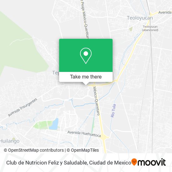Mapa de Club de Nutricion Feliz y Saludable