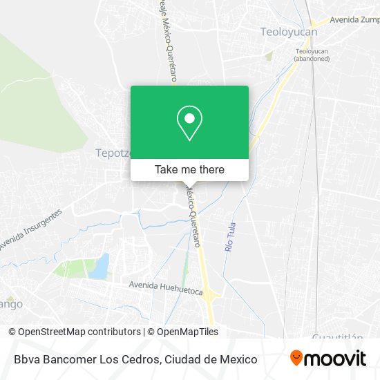 Bbva Bancomer Los Cedros map