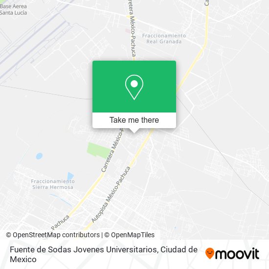 Fuente de Sodas Jovenes Universitarios map