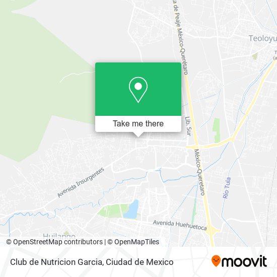 Mapa de Club de Nutricion Garcia