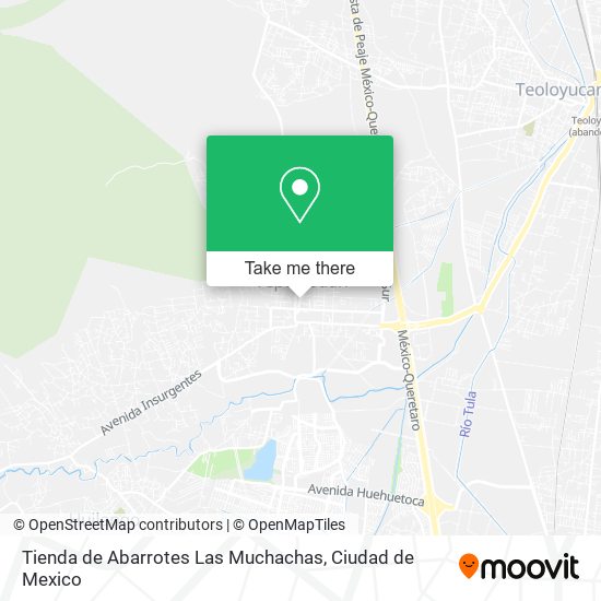 Mapa de Tienda de Abarrotes Las Muchachas