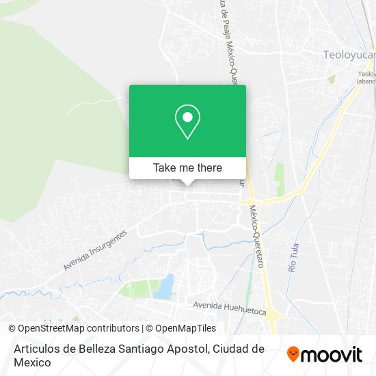 Mapa de Articulos de Belleza Santiago Apostol