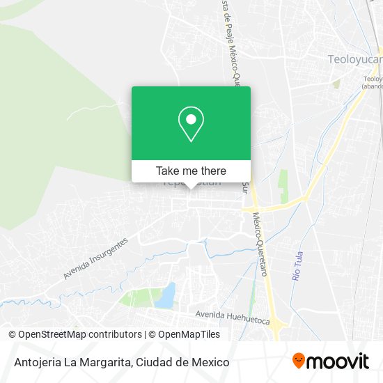 Antojeria La Margarita map