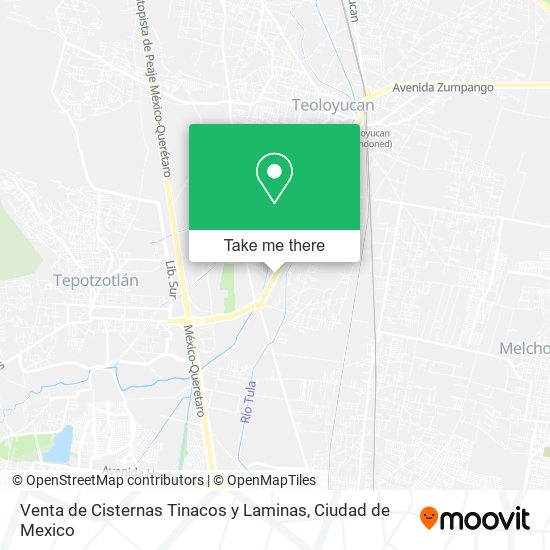 Venta de Cisternas Tinacos y Laminas map