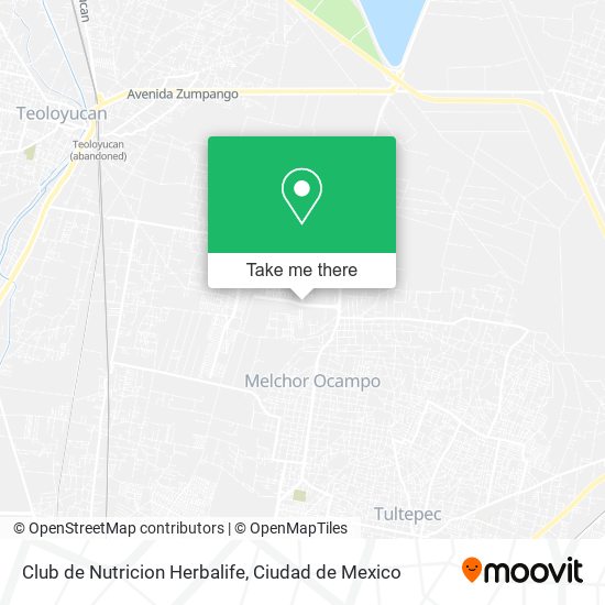 Mapa de Club de Nutricion Herbalife