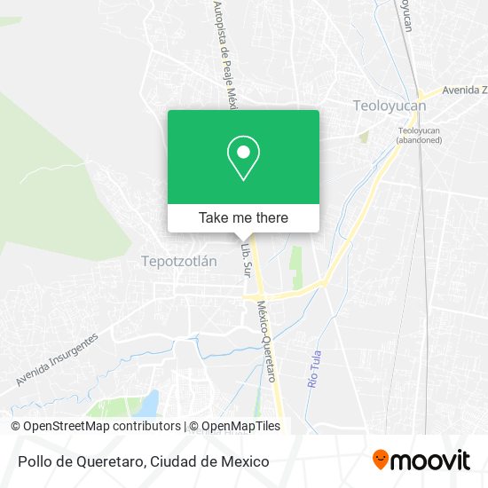 Pollo de Queretaro map