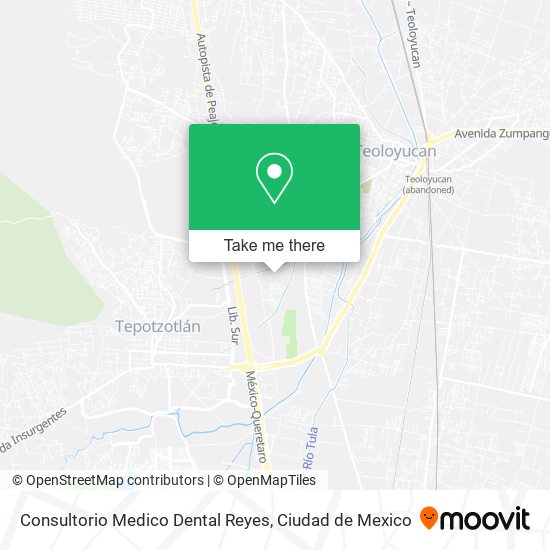 Mapa de Consultorio Medico Dental Reyes