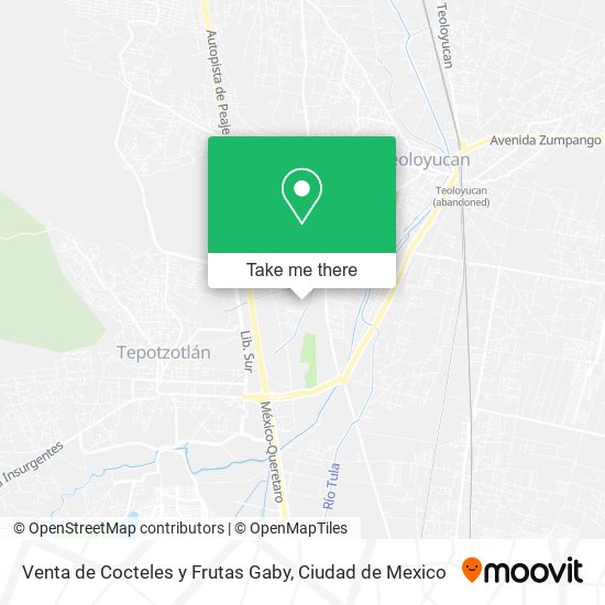 Venta de Cocteles y Frutas Gaby map