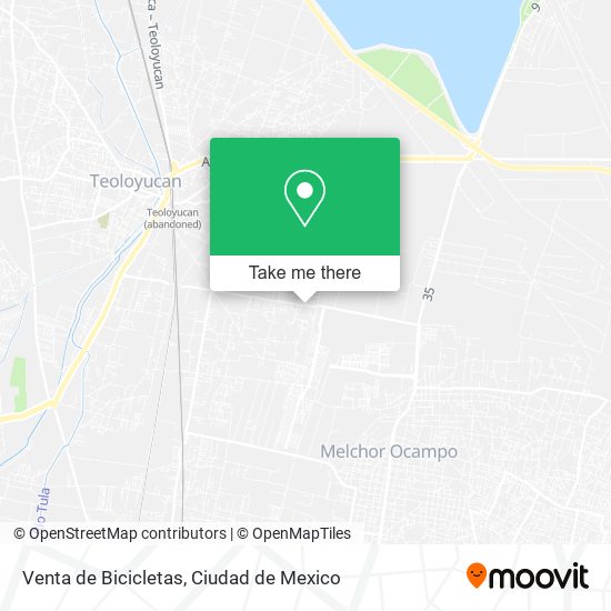 Venta de Bicicletas map