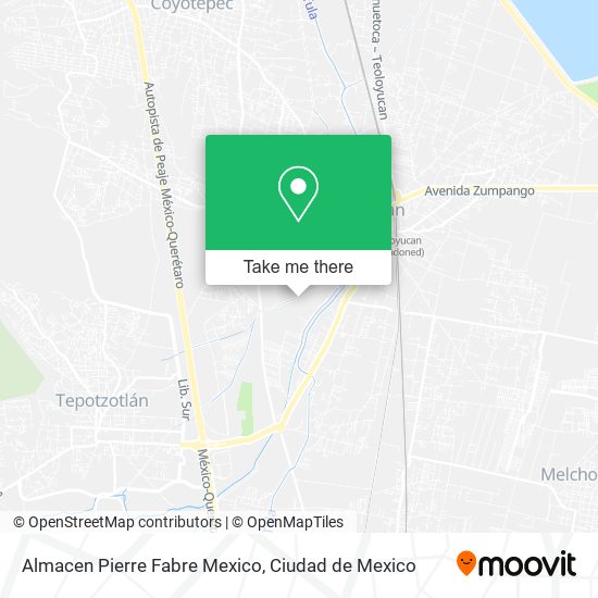 Almacen Pierre Fabre Mexico map