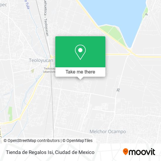 Mapa de Tienda de Regalos Isi