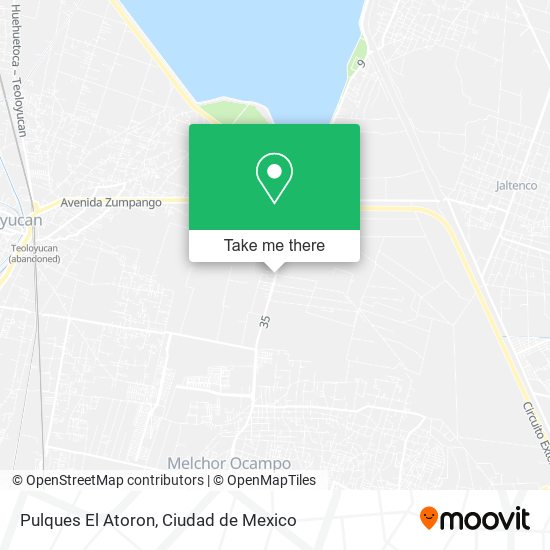 Pulques El Atoron map