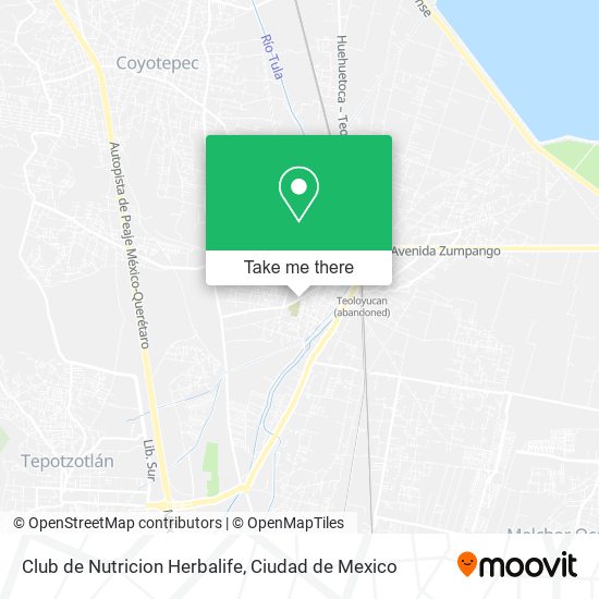 Mapa de Club de Nutricion Herbalife