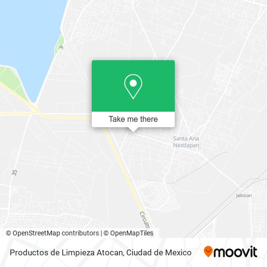 Productos de Limpieza Atocan map