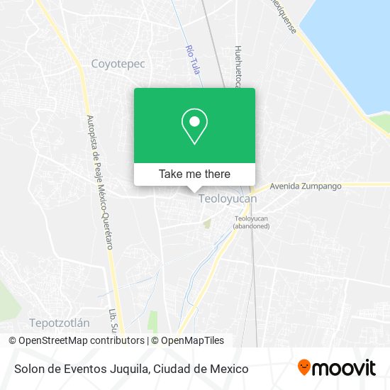 Solon de Eventos Juquila map