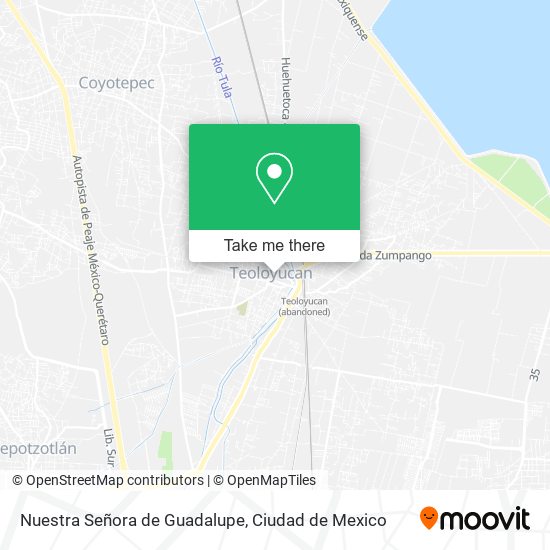 Nuestra Señora de Guadalupe map