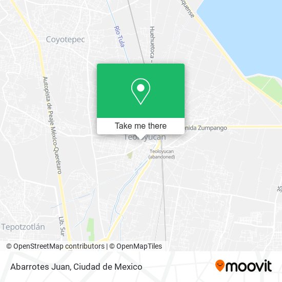 Abarrotes Juan map