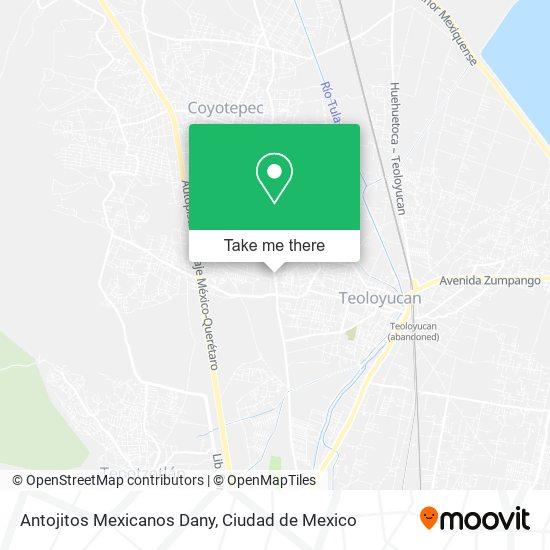 Antojitos Mexicanos Dany map