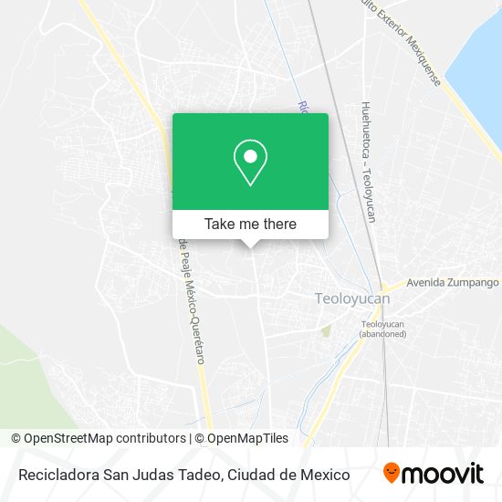 Recicladora San Judas Tadeo map