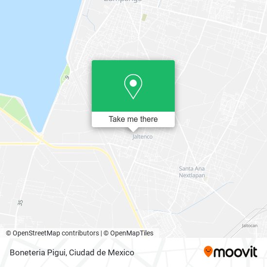 Boneteria Pigui map