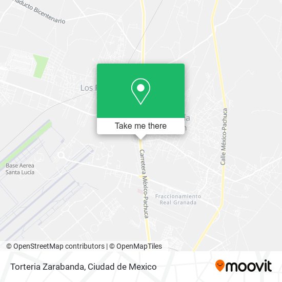 Mapa de Torteria Zarabanda