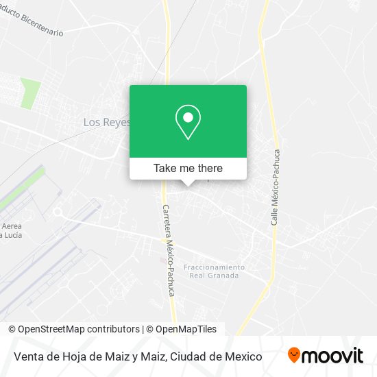 Venta de Hoja de Maiz y Maiz map