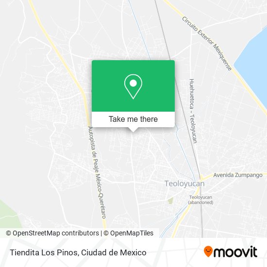Tiendita Los Pinos map