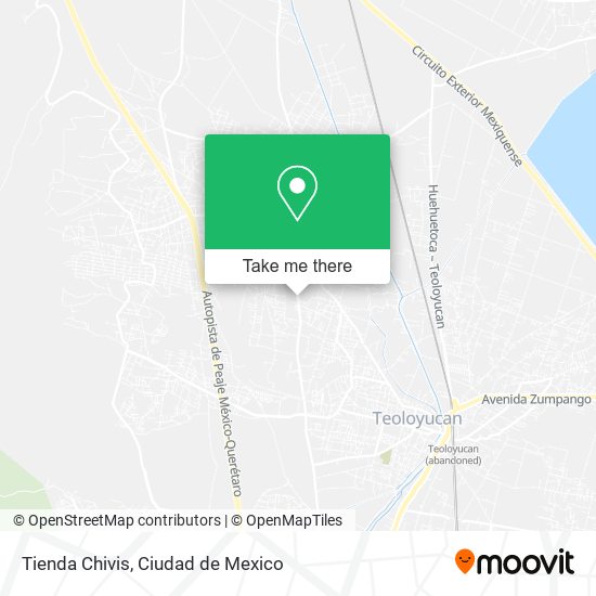 Tienda Chivis map