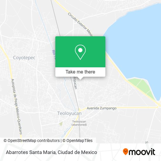 Abarrotes Santa Maria map