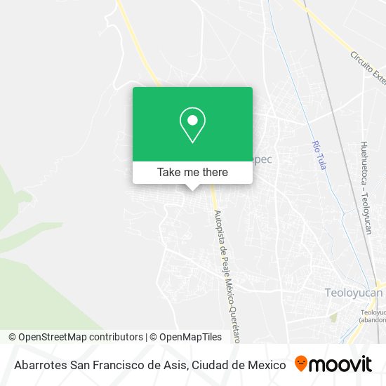 Abarrotes San Francisco de Asis map